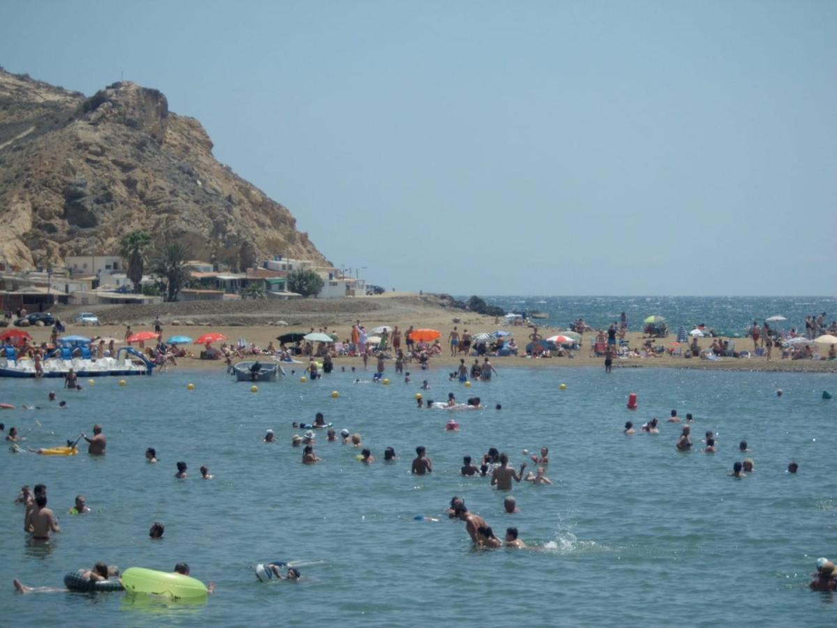 Apartamento Con Piscina En Primera Linea De Playa El Puerto de Mazarrón Exteriör bild