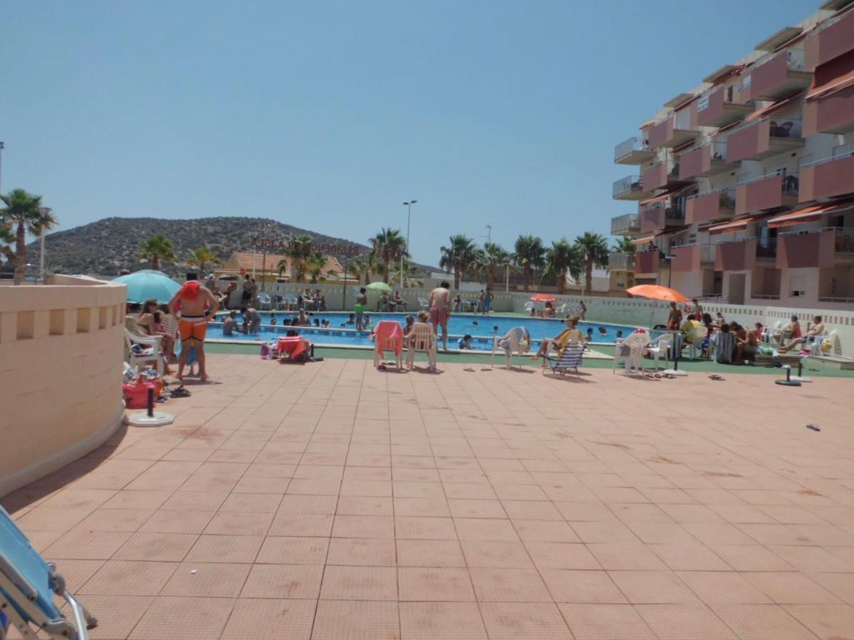 Apartamento Con Piscina En Primera Linea De Playa El Puerto de Mazarrón Exteriör bild